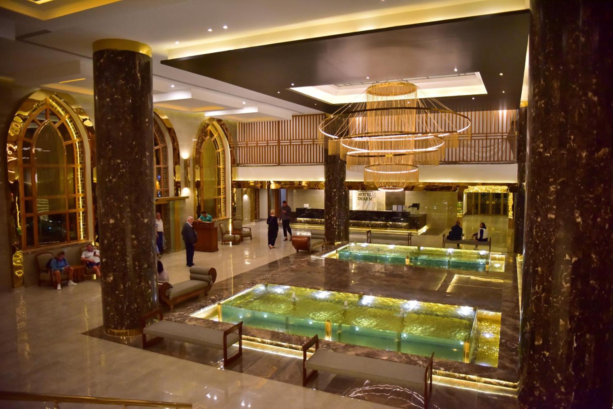 The Grand Hotel Sharm El Sheikh Exterior photo The lobby of the Grand Hyatt Hotel